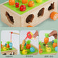 3 Cross-Border Kidsren's Educational Toys Farm Orchard Shape Building Blocks Matching Insect Catching and Carrot Pulling Intelligence Box Toys