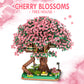 Cross-border TEMU Compatible Lego Sakura Tree House Rainbow Tree Blocks Children's Educational Assembled Toys for Girls Gift