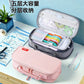 Yuerui Large-Capacity Canvas Multi-Layer Pencil Bag Portable Simple Student Multi-Functional Pencil Bag Satchel Stationery Box