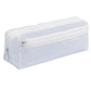 Mesh Large-Capacity Pencil Case, Transparent Double-Layer Student Exam Zipper Stationery Storage Bag, Three-Layer Stationery Bag