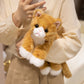 Cute Artificial Cat Doll, Lying Cat Plush Toy Doll, Kidsren's Comfort Rag Doll, Birthday Gift for Girls