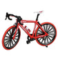 Cross-Border Artificial Bicycle Model 1:8 Alloy Mountain Foldableing Artificial Road Bike Ornaments Off-Road Bicycle Toys