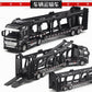 English packaging cross-border children alloy car vehicle trailer fire truck tank excavator pull back toy car