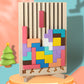 3D Stereo Tetris Building Blocks Kidsren's Educational Early Education Puzzle Matching Card Jenga Educational Toys