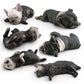 Cross-border Children's Cognitive Simulation Pet Dog Model Sleeping Posture French Bulldog Chai Dog Decorative Ornament Toy