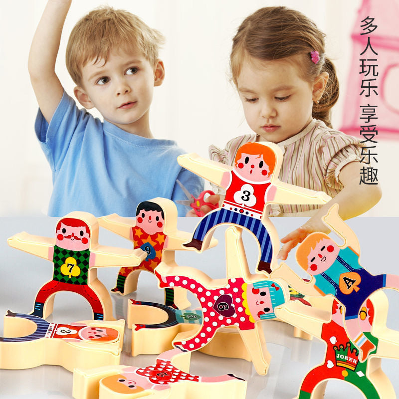 Children's Hercules Stacking Balance Toys puzzle building blocks game toys Stacking tall boys and girls game toys