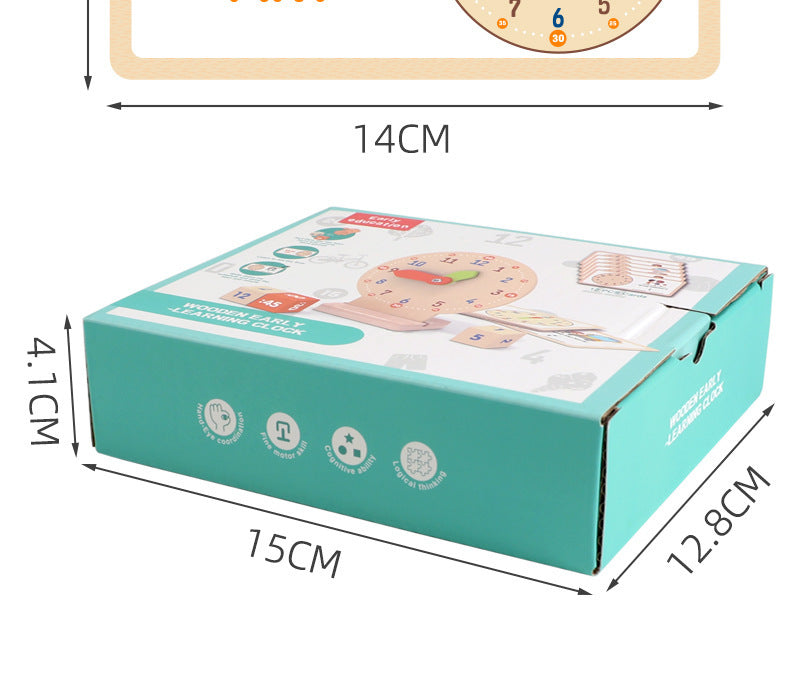 Specialized Clock Teaching Aids for Elementary School: Clock Models for First and Second Graders, Alarm Clock Face, Children's Learning Time Toys