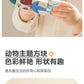 Cecpc Kidsren's Early Education Rotating Building Block Puzzle Baby Animal and Fruit Cognition Wooden Educational Toys for 1-2-3 Years Old