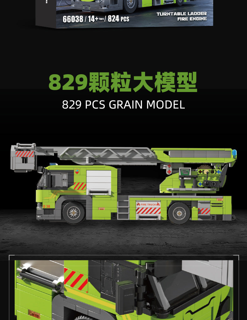 Cross-border engineering series truck city bus transport vehicle combined with small particle building blocks children's educational enlightenment toys