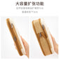 in stock Multi-layer Canvas Retractable Pencil Case Korean Simple High School Student Macaron Color-block Variable Large Capacity Pencil Case