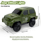 Magnetic track car electric light-emitting jeep police car project small train track accessories children's toys car