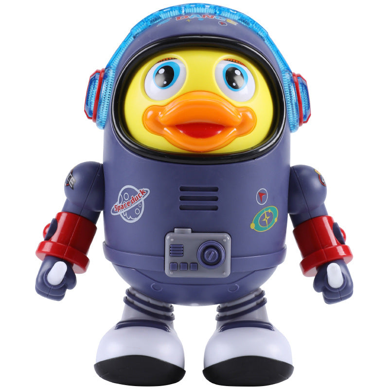 Electric Dancing Space Duck Baby Early Education Toy Children's Singing Robot with Light Music Baby 1-3 Years Old