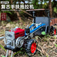 1:24 Retro Handheld Tractor Alloy Model Sound and Light Old Retro Collection Ornaments Children's Day Gift