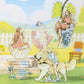Duoduo's Big World Character Pet Die-Cut Stickers Healing Girl Large Size Basic Material Stickers for Journals