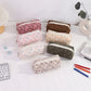 2025 New Small Floral Pencil Bag, Simple and High-Looking Student Stationery Bag, Large Capacity Pencil Bag, Makeup Storage Bag