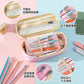 Large-Capacity Retractable Pencil Case Stationery Box in Japanese and Korean Style, Macaron Color, Upgraded Version for Primary and Secondary School Students, in Stock