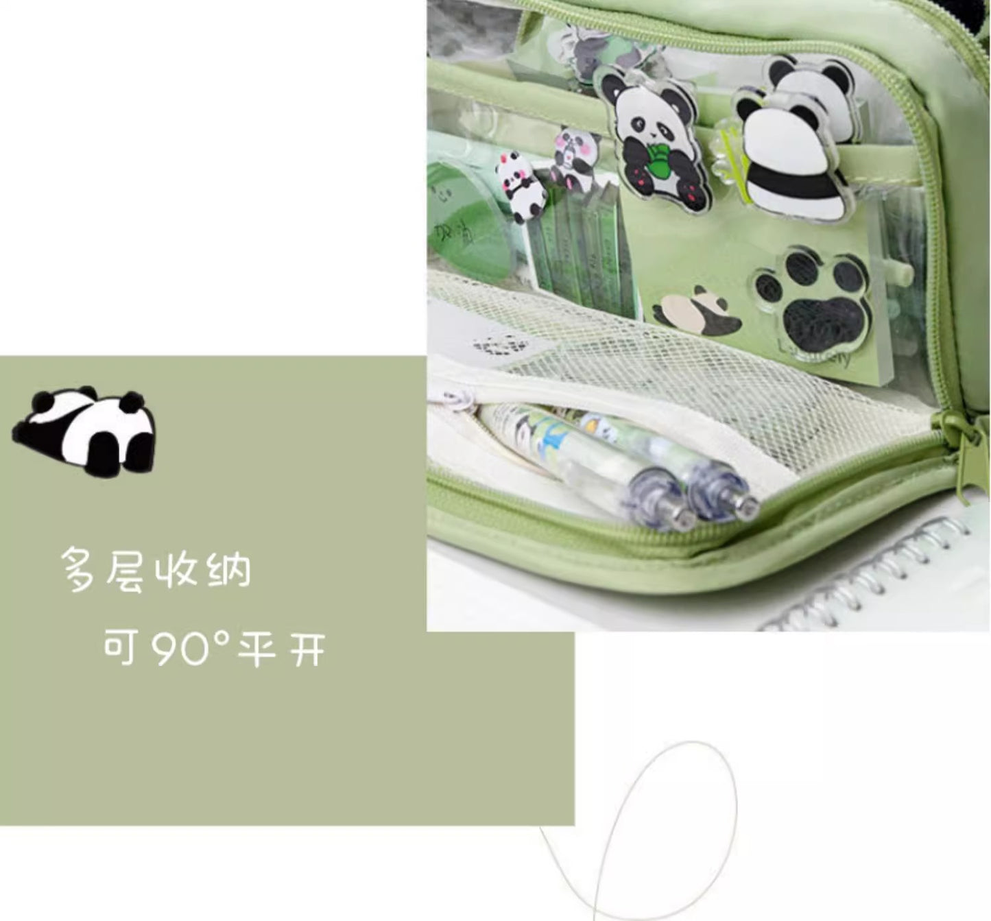 Three-Dimensional New Pencil Case for High School Students, Simple Large-Capacity High-Value Stationery Bag, Storage Bag