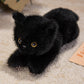 Cute Artificial Cat Doll, Lying Cat Plush Toy Doll, Kidsren's Comfort Rag Doll, Birthday Gift for Girls