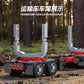 Cross-border engineering series truck city bus transport vehicle combined with small particle building blocks children's educational enlightenment toys