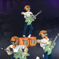 Wandering Rock Guitar Bluetooth Speaker Creative Building Small Particle Building Blocks Children's Educational Toy Model Ornaments