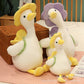 Cute Flower Duck Stuffed Toy Girly Heart Doll Children's Doll Sleeping Pillow Doll for Girl's Birthday Gift
