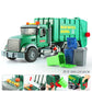 Cross-border simulation trailer toy inertia flat rescue large engineering car boy road transport toy car wholesale