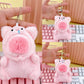 Cross-Border Capybara Mascot Backpack Small Pendant Keychain Chinese Style Zodiac Pendant Couple Ugly Doll