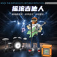 Wandering Rock Guitar Bluetooth Speaker Creative Building Small Particle Building Blocks Children's Educational Toy Model Ornaments