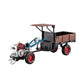 1:24 Retro Handheld Tractor Alloy Model Sound and Light Old Retro Collection Ornaments Children's Day Gift