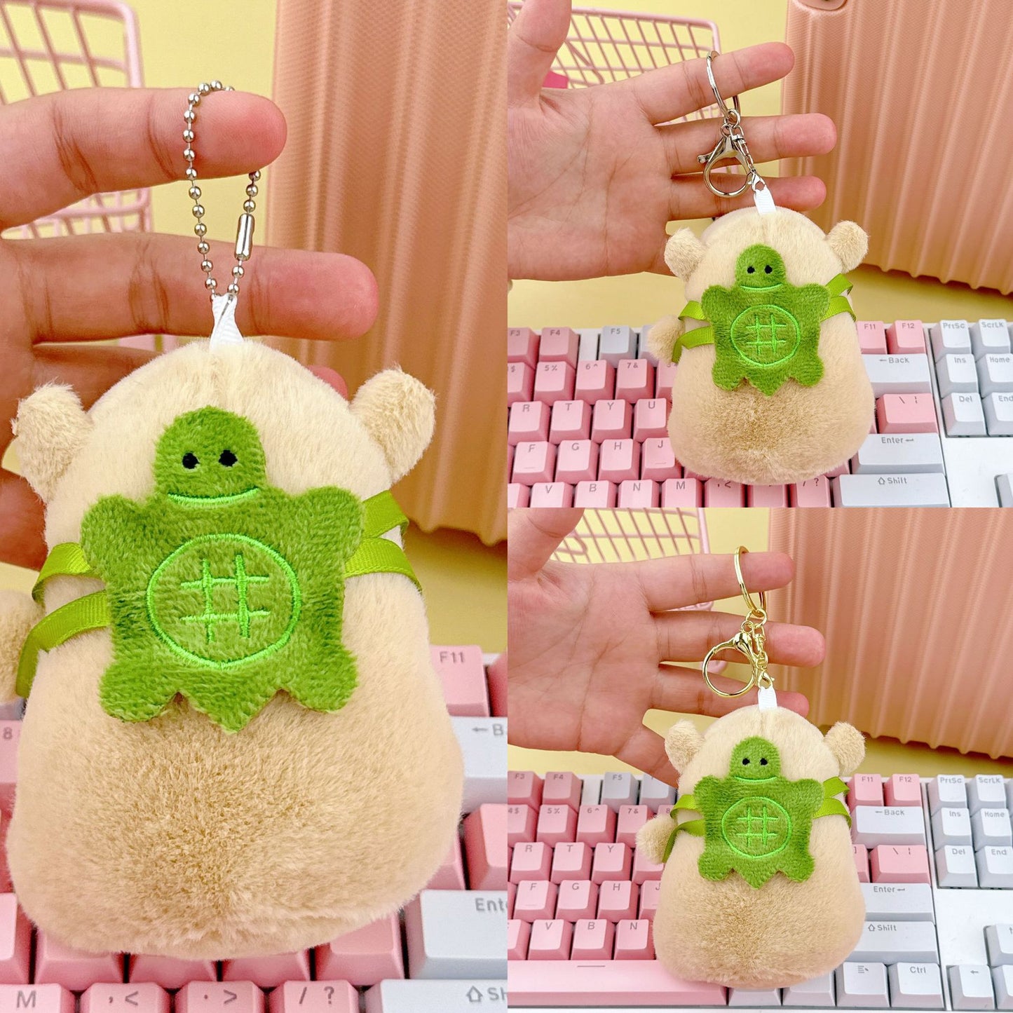 Cross-Border Capybara Mascot Backpack Small Pendant Keychain Chinese Style Zodiac Pendant Couple Ugly Doll