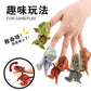Cross-border Hot Finger-biting Dinosaur Toy Finger-biting Dinosaur Pterosaur Model Joint Movable Mini Dinosaur Gashapon Machine