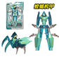 BKK alloy deformation robot train high-speed rail engineering bus dinosaur green leather train King Kong BKK children's toys
