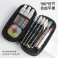 New Yuanmeng Star Pencil Bag Game Peripheral Junior High School Student Internet Celebrity Stationery Bag Kindergarten Cute Pencil Box
