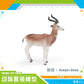 Cross-border simulation wild animal model Horn horse Antelope Mountain Antelope twist angle goat male deer desktop decoration ornaments