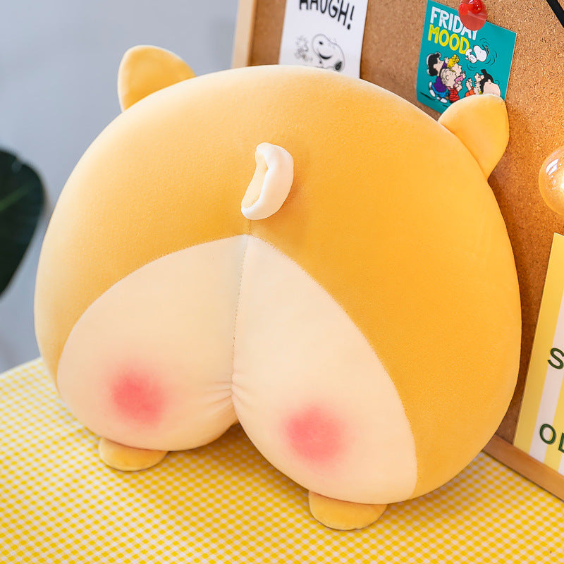 Super Cute Pig Plush Toy Cute Corgi Butt Doll Cushion Sleeping Pillow Bed Girl Doll Cloth Doll