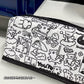 Korean Style Line Drawing Dog Multifunctional Large-Capacity Pencil Case Capybara Student Stationery Box Storage Trendy Elements