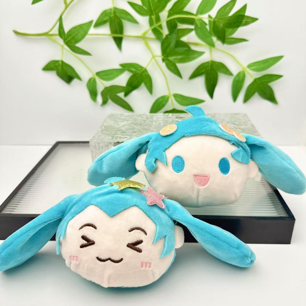 Cartoon Two-Dimensional Hatsune Miku Coin Purse Doll Plush Pendant Doll School Bag Pendant Coin Purse Toy