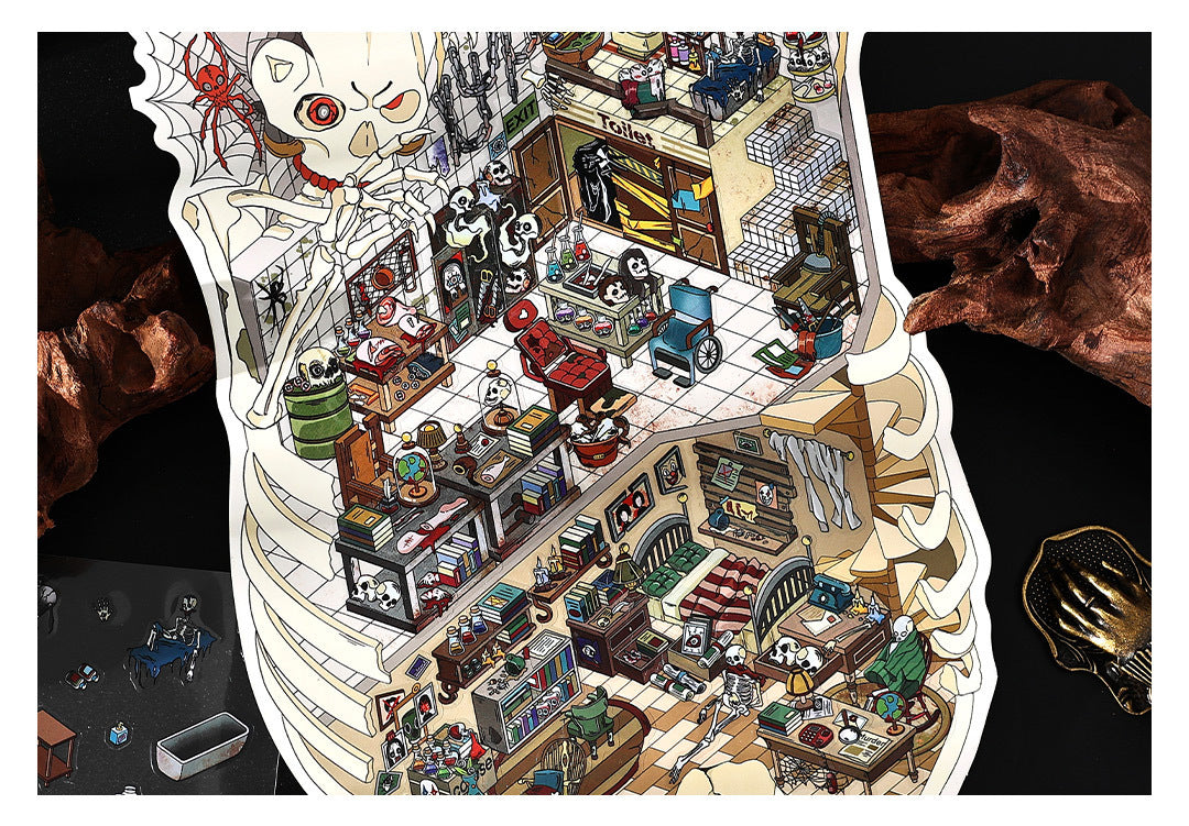 Infeel.Me Extra Large Scenery Stickers Today's Business Hours Open - Part Twelve DIY Journal Scene Stickers