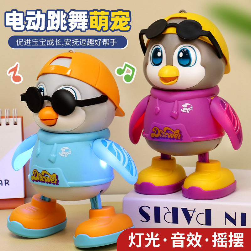 Shake Tone Swing Penguin Baby Electric Toys Educational Singing and Dancing Light Concert Factory Direct Sales