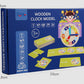 Specialized Clock Teaching Aids for Elementary School: Clock Models for First and Second Graders, Alarm Clock Face, Children's Learning Time Toys