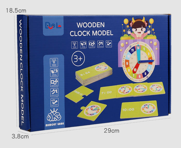 Specialized Clock Teaching Aids for Elementary School: Clock Models for First and Second Graders, Alarm Clock Face, Children's Learning Time Toys