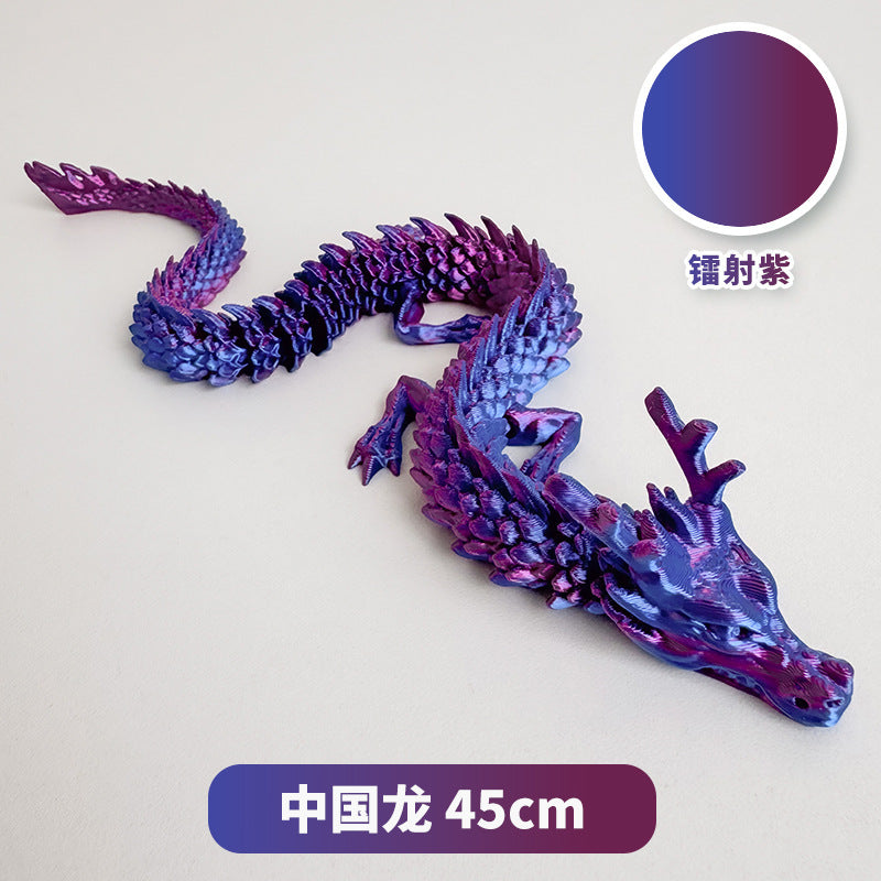 3D printing Chinese dragon dragon handicraft ornaments hand-made activities joint dragon toys cross-border manufacturers wholesale customization