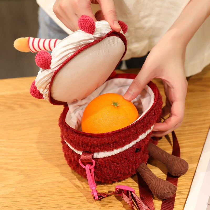 British jelycat Harold Cherry Cake Plush Toy Comfort Doll Pillow Doll Birthday Gift for Women