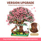 Cross-border TEMU Compatible Lego Sakura Tree House Rainbow Tree Blocks Children's Educational Assembled Toys for Girls Gift