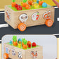 3 Cross-Border Kidsren's Educational Toys Farm Orchard Shape Building Blocks Matching Insect Catching and Carrot Pulling Intelligence Box Toys
