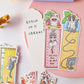 Paper Bookmark Meow's Everything Book Cute Flash Sand Bookmark Student Reading Marker Booklet Creative Gift Writable