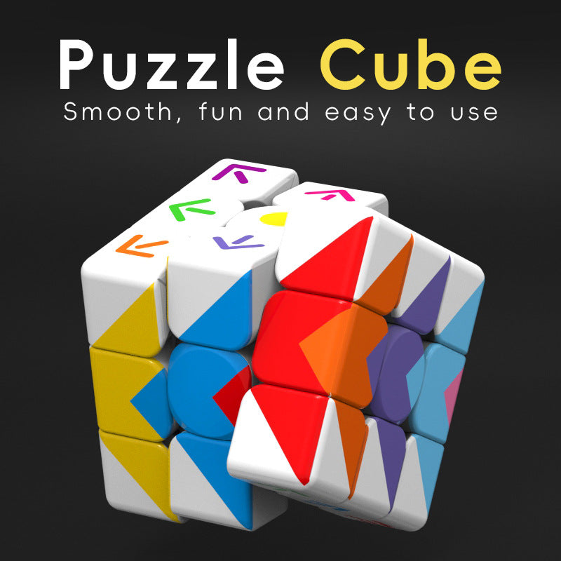 Cross-Border Uv Printed Personalized 3X3 Cube Square Network 3X3 Arrow 3X3 Tic-Tac-Toe Cube Wholesale