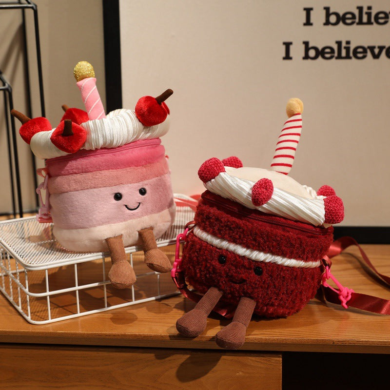 British jelycat Harold Cherry Cake Plush Toy Comfort Doll Pillow Doll Birthday Gift for Women