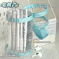 Ins Pen Holder Type Pencil Bag Large Capacity Storage Cylindrical Pen Holder Student High-Looking Transparent Waterproof Thickeneded Stationery Bag