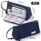 Triangular Pencil Case with Large Capacity and Multi-Functional Features, Korean-Style Ins-Style Stationery Box for Middle and High School Students, Direct from the Manufacturer